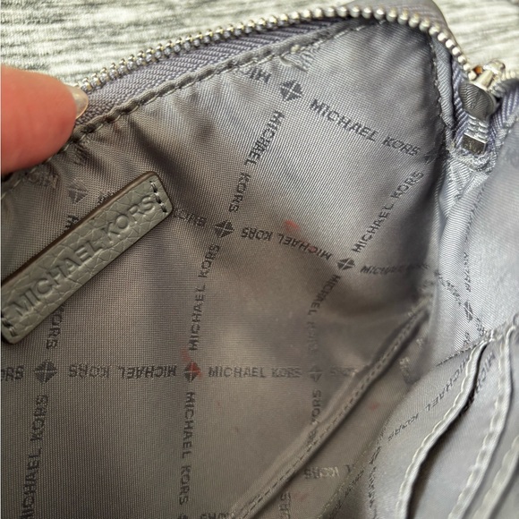 Michael Kors Monogram Black and Gray Wristlet - Picture 4 of 8
